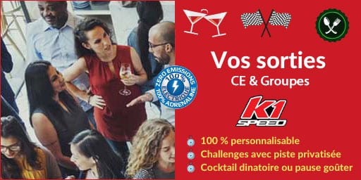 L’offre K1 Speed Comités d’Entreprises & Groupes : le karting pour petits et grands !