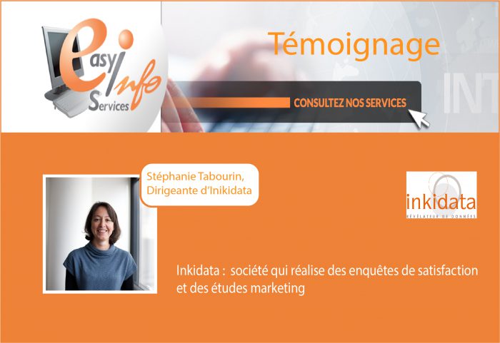 Stéphanie Tabourin directrice d’Inkidata évoque sa collaboration avec Easy Info Services