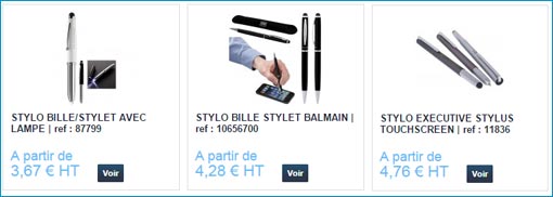 stylos multifonctions personnalisables