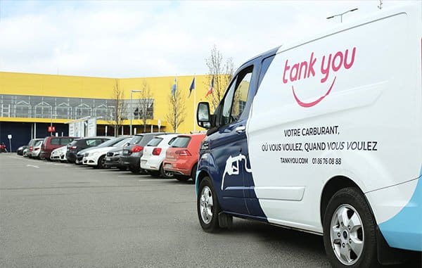 1ère station-service essence mobile en France : la start-up Tankyou désormais installée à Lyon