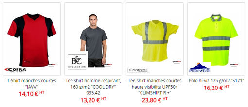 T-SHIRT MANCHES COURTES