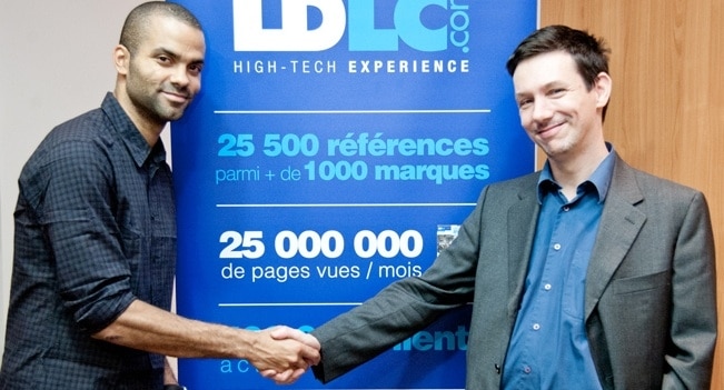 Tony Parker signe avec la société de e.commerce lyonnaise, LDLC.com