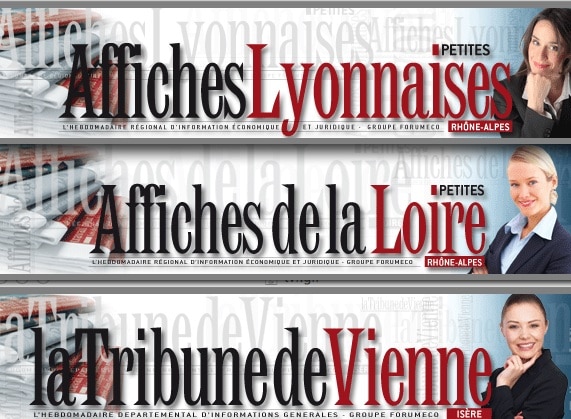 Trois hebdomadaires économiques rhônalpins dont « Les Affiches Lyonnaises » changent de mains