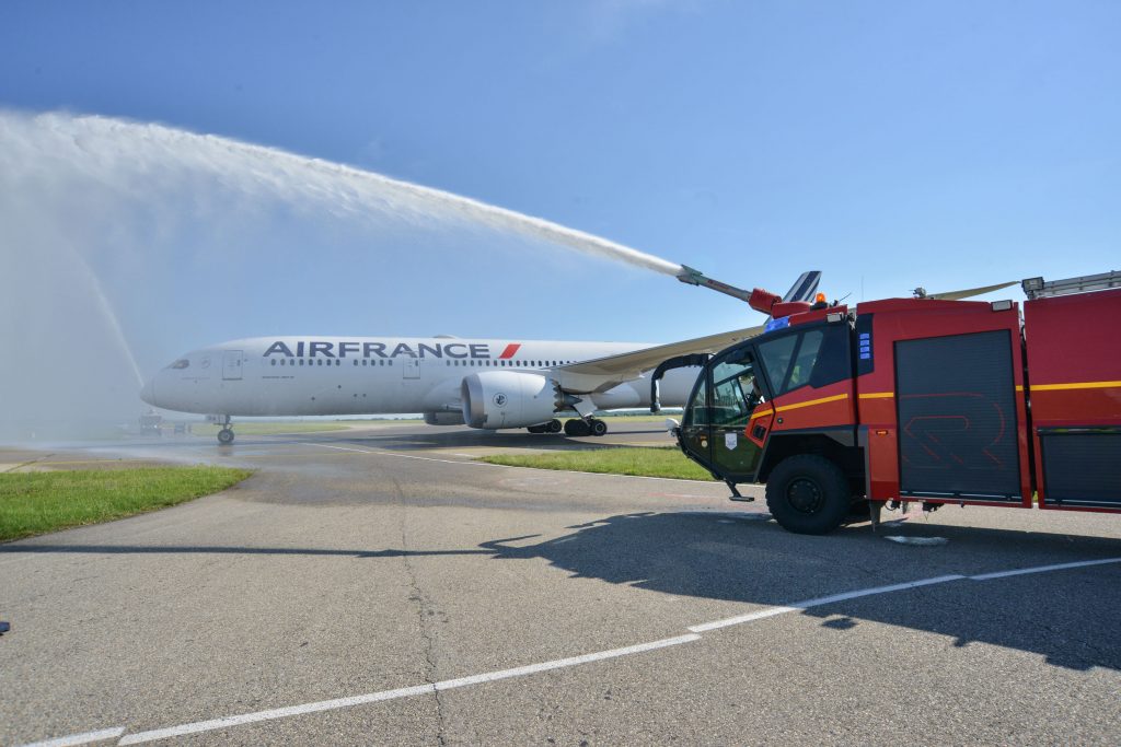 Un B-787-9 Dreamliner d’Air France sur le tarmac lyonnais…jusqu’en octobre !