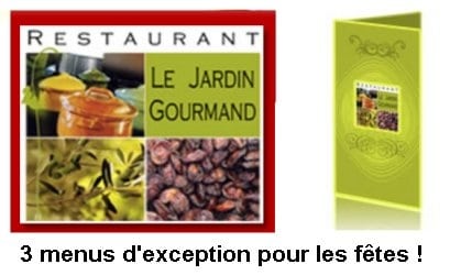 un Festival pour les papilles Menus d’exception pour Noël et de Saint Sylvestre au Jardin Gourmand