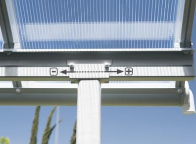 “Cet abri terrasse m’a convaincu avec ses poteaux modulables”