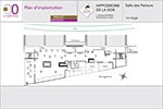Location de la salle des Parieurs en configuration Cocktail