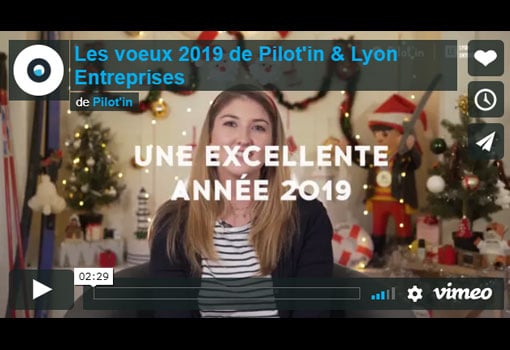 Vœux 2019 de Pilot’in & Lyon Entreprises