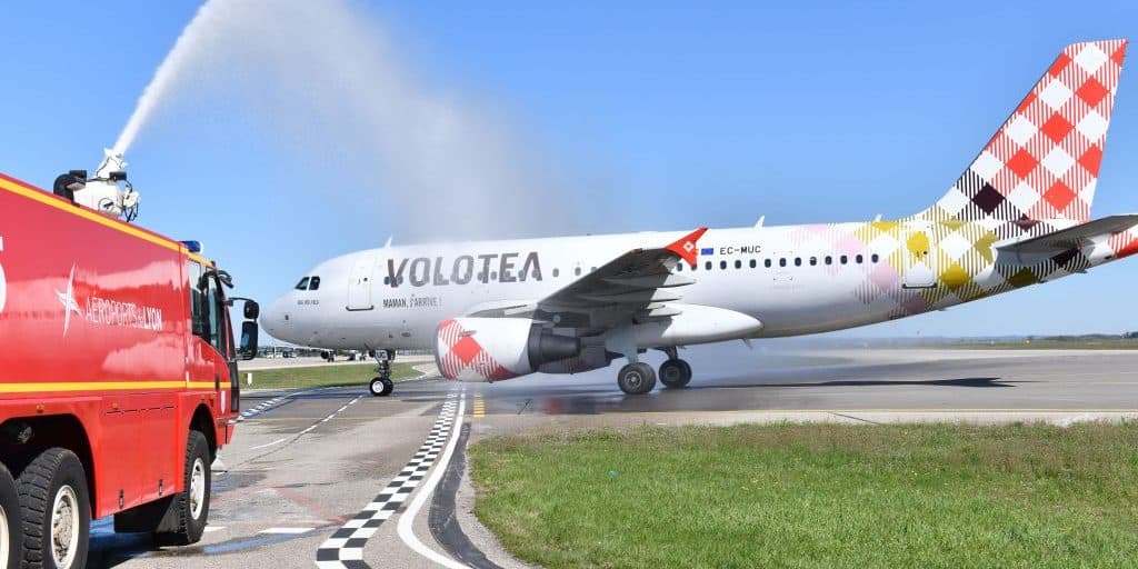 Gage de confiance dans la relance de Saint Exupéry, Volotea installe une base à Lyon avec un Airbus A319 sur le tarmac