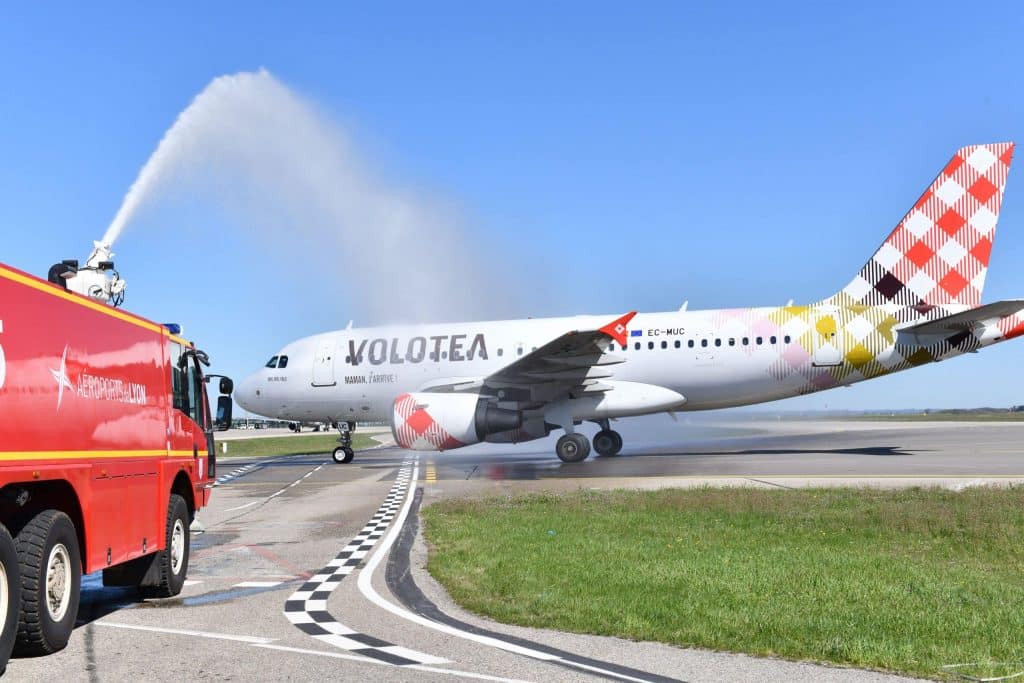 Un avion de la compagnie Volotea