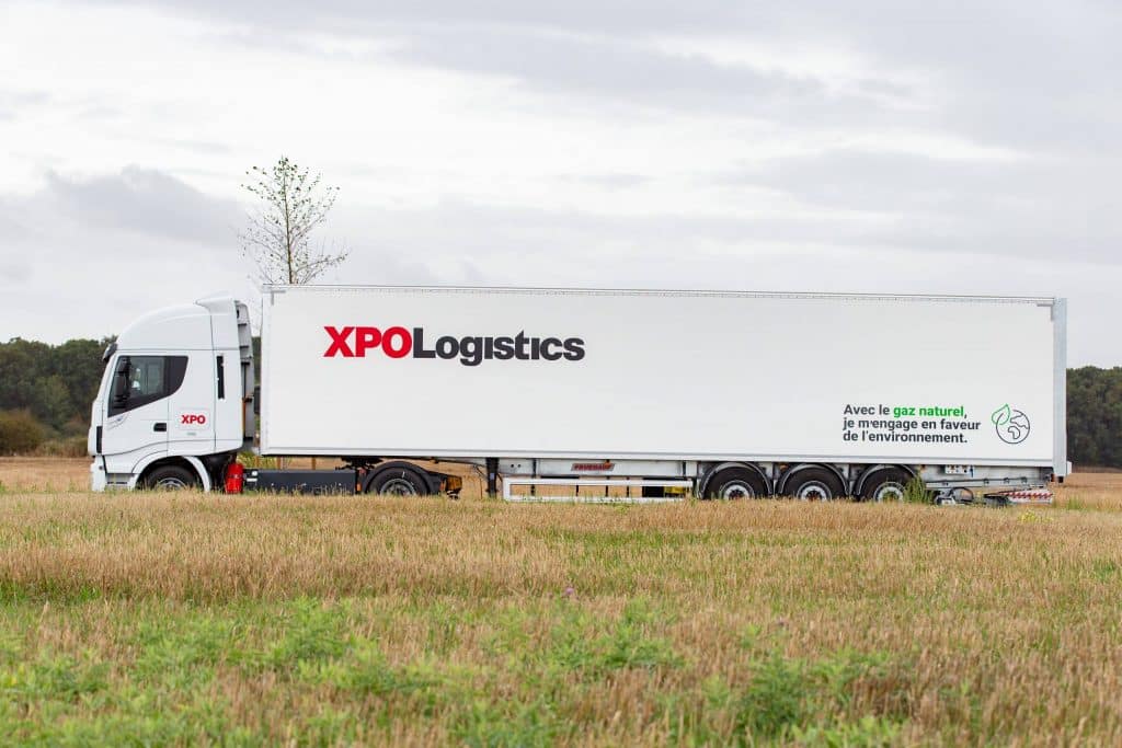 XPO commence à verdir sa flotte de camions en passant au gaz